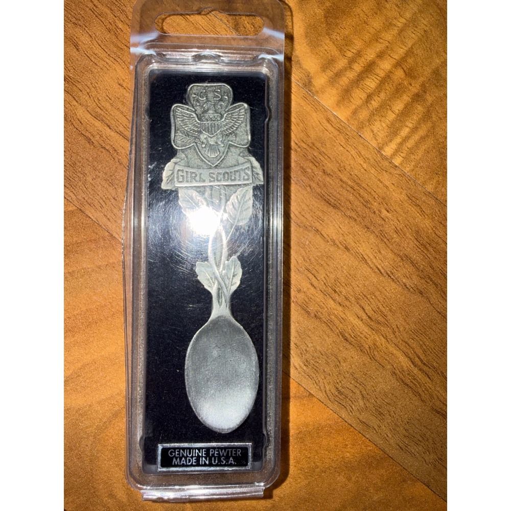 Girl Scouts Souvenir Spoon Unisex OS Silver New Genuine Pewter USA Made 24586